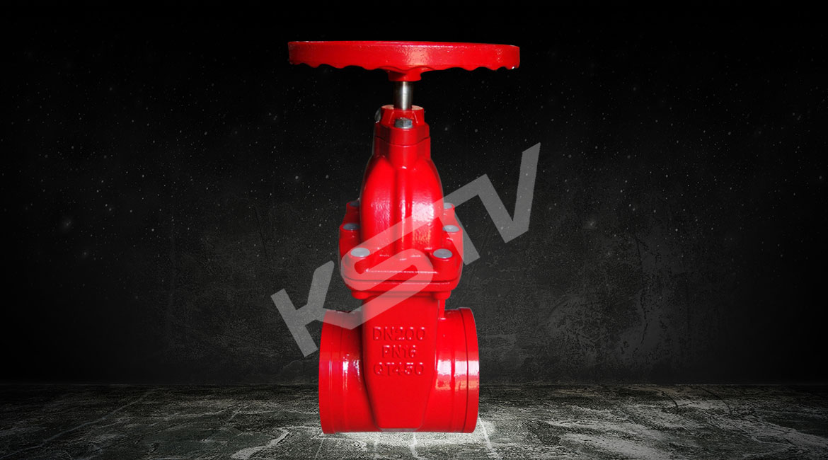 消（xiāo）防溝槽式彈性密封閘閥