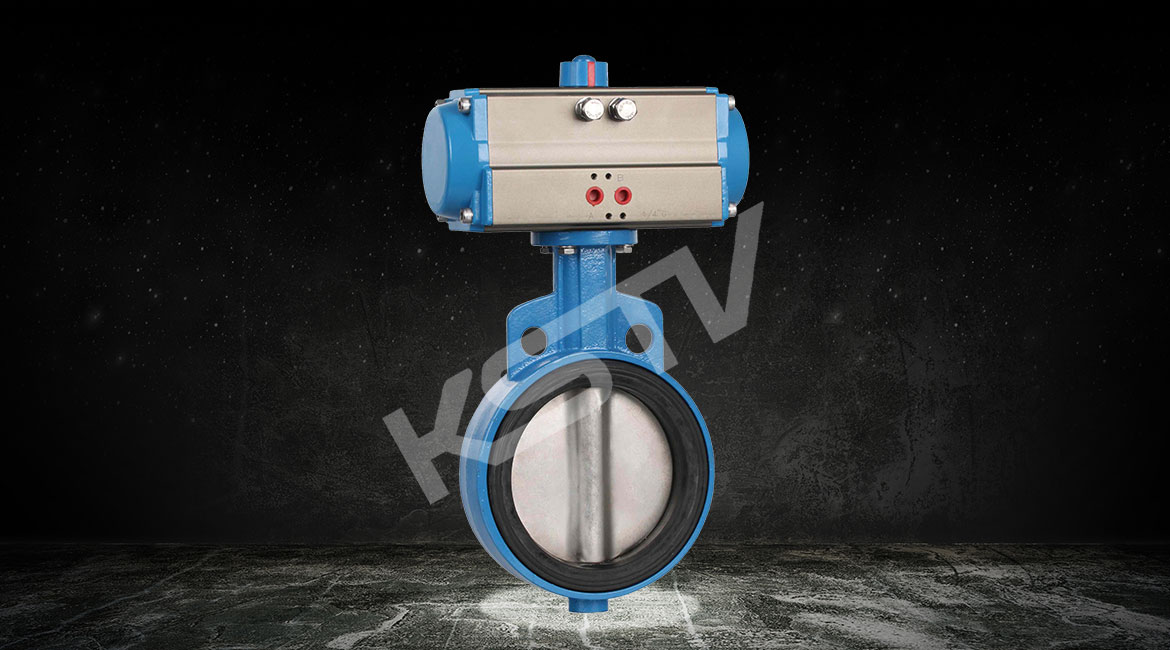 氣動軟密封對夾蝶閥