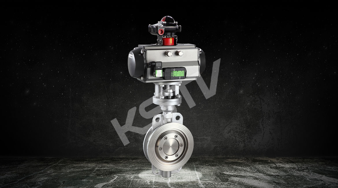 氣動硬（yìng）密封對夾蝶閥