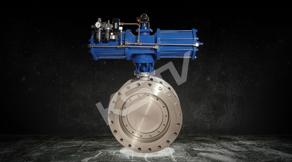 氣（qì）動三偏心硬密封蝶閥